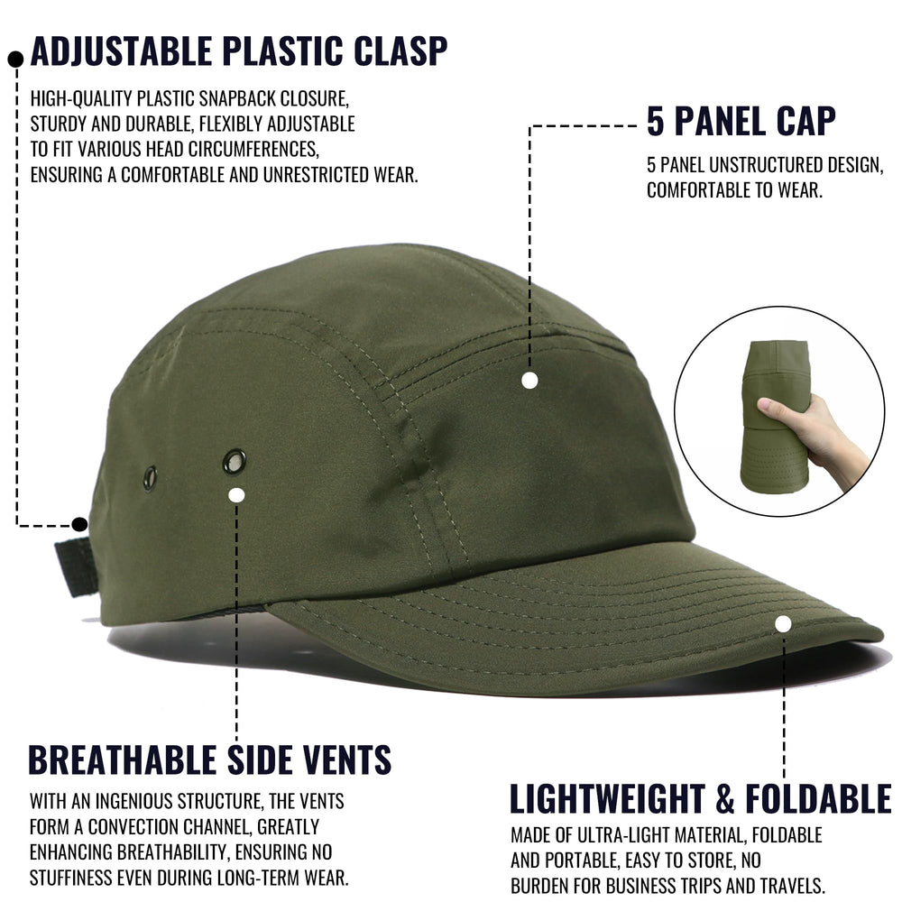 Breathable crown with eyelets for airflow