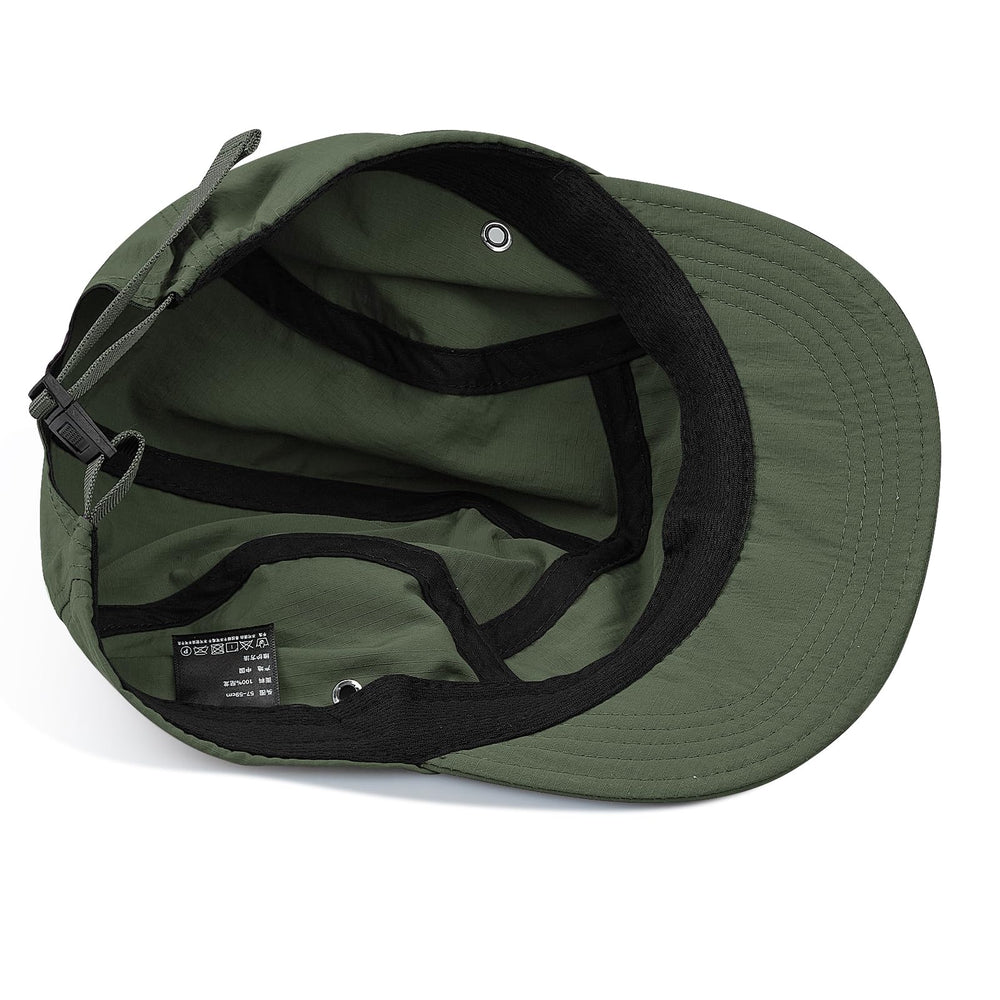Comfortable casual fit Croogo Trucker Cap Green DDY1