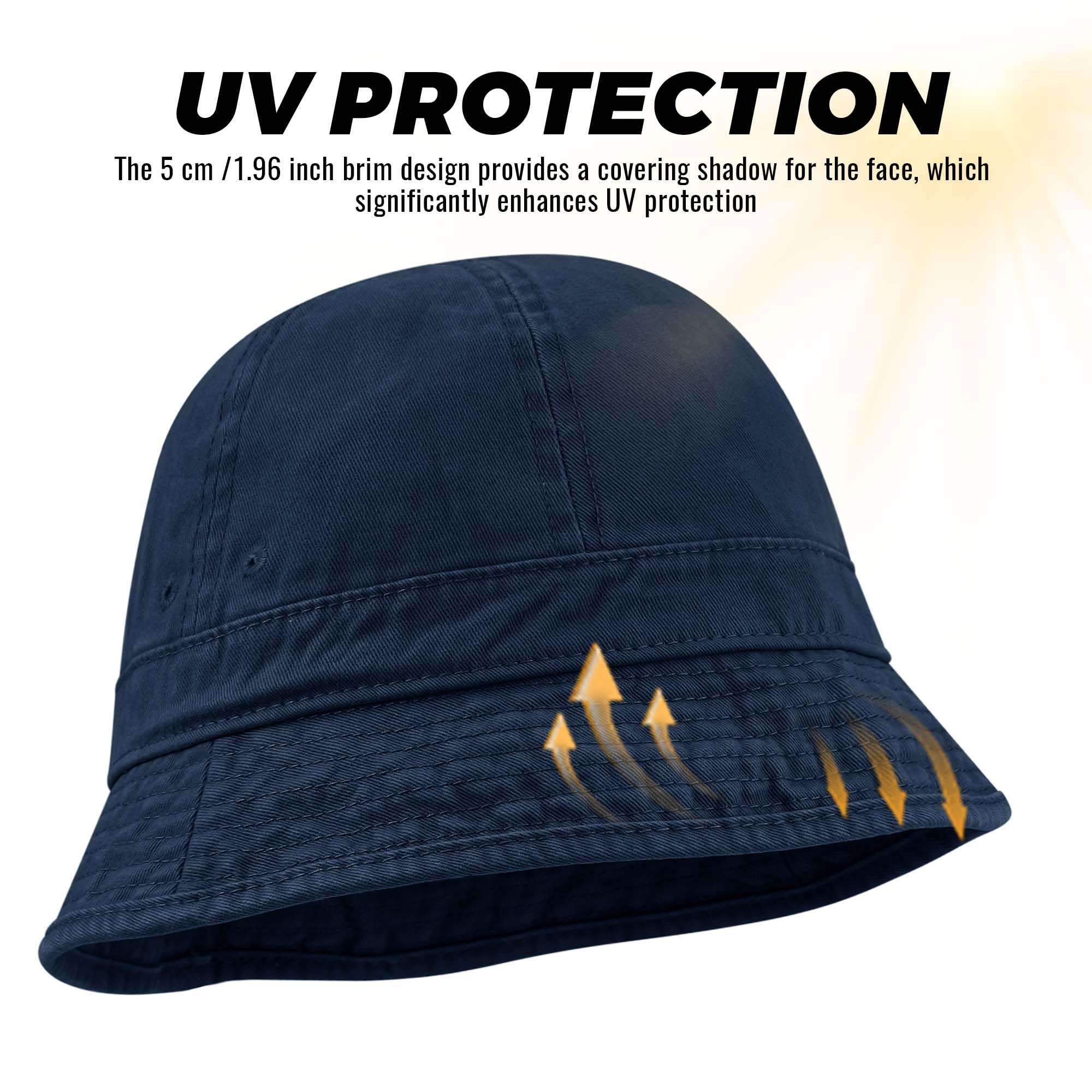 Unisex bucket hat fit for men and women, one size 54-58 cm