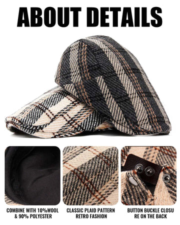 One-size-fits-most with adjustable button closure