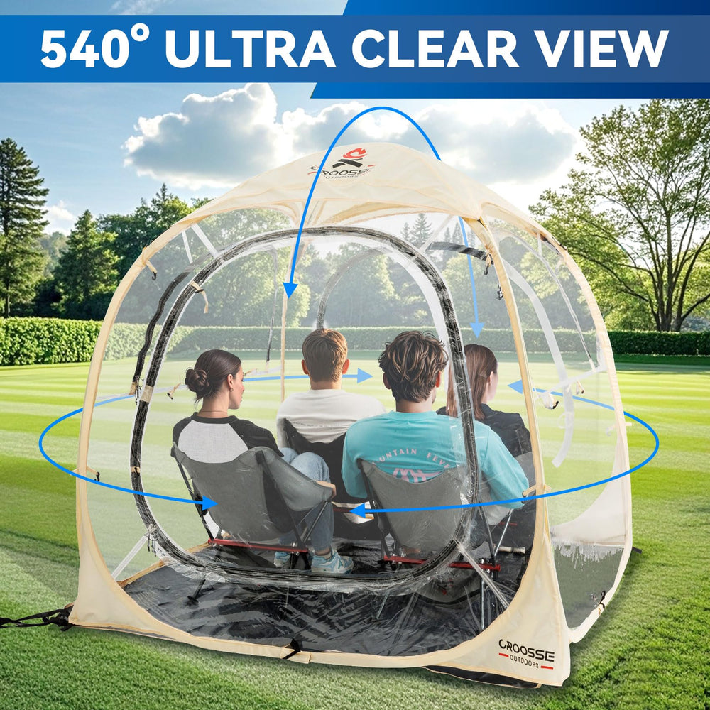 Croosseoutdoors easy-transport folded image highlights compact storage and portability