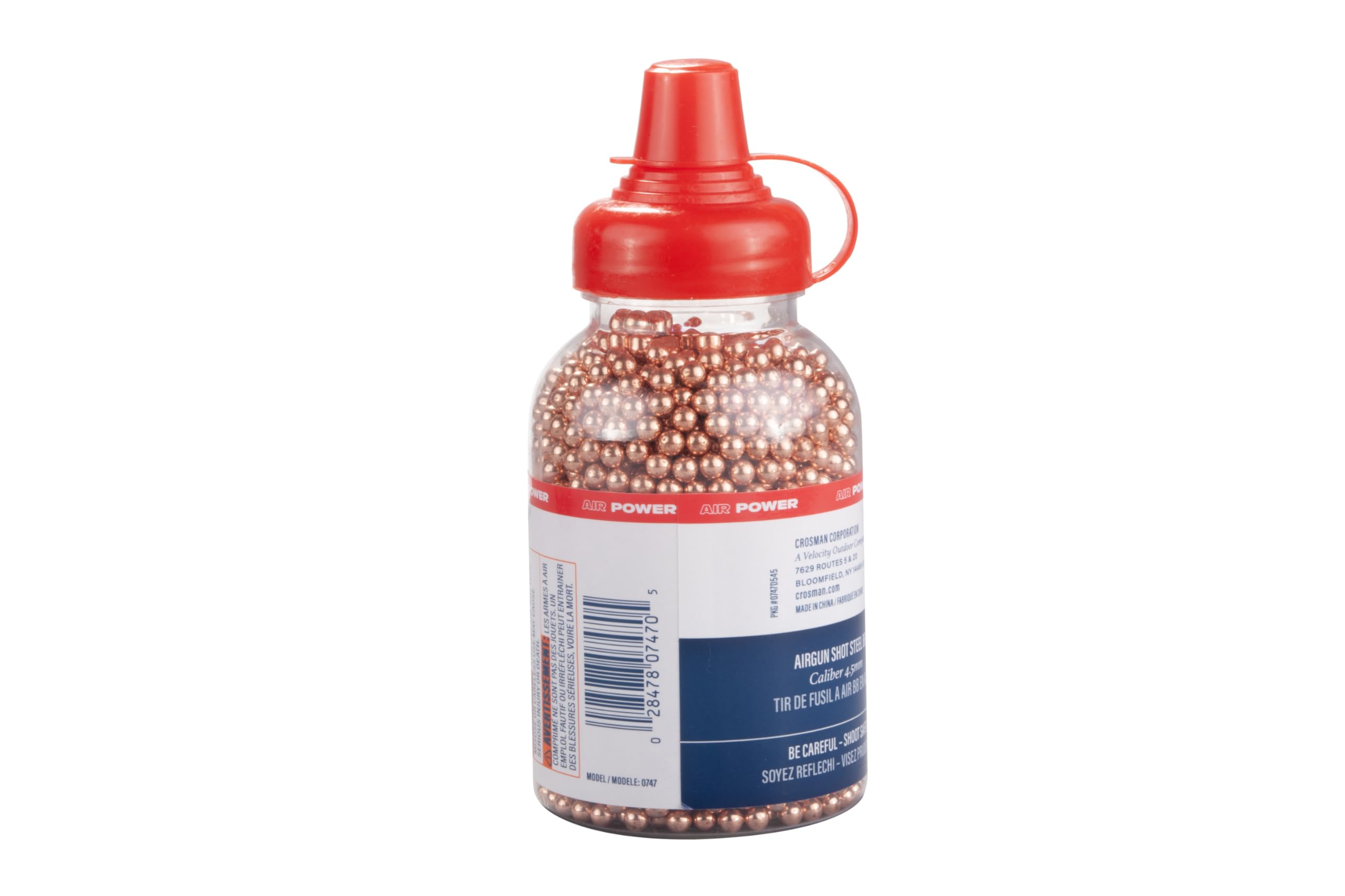 Crosman 4.5mm BBs compatible with most air rifles and pistols.