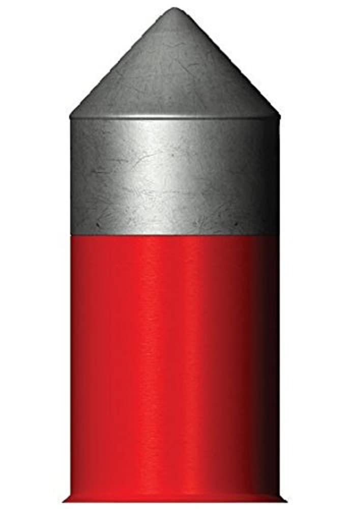 Crosman Red Flight pellet tin with 100 pieces for reliable range practice.