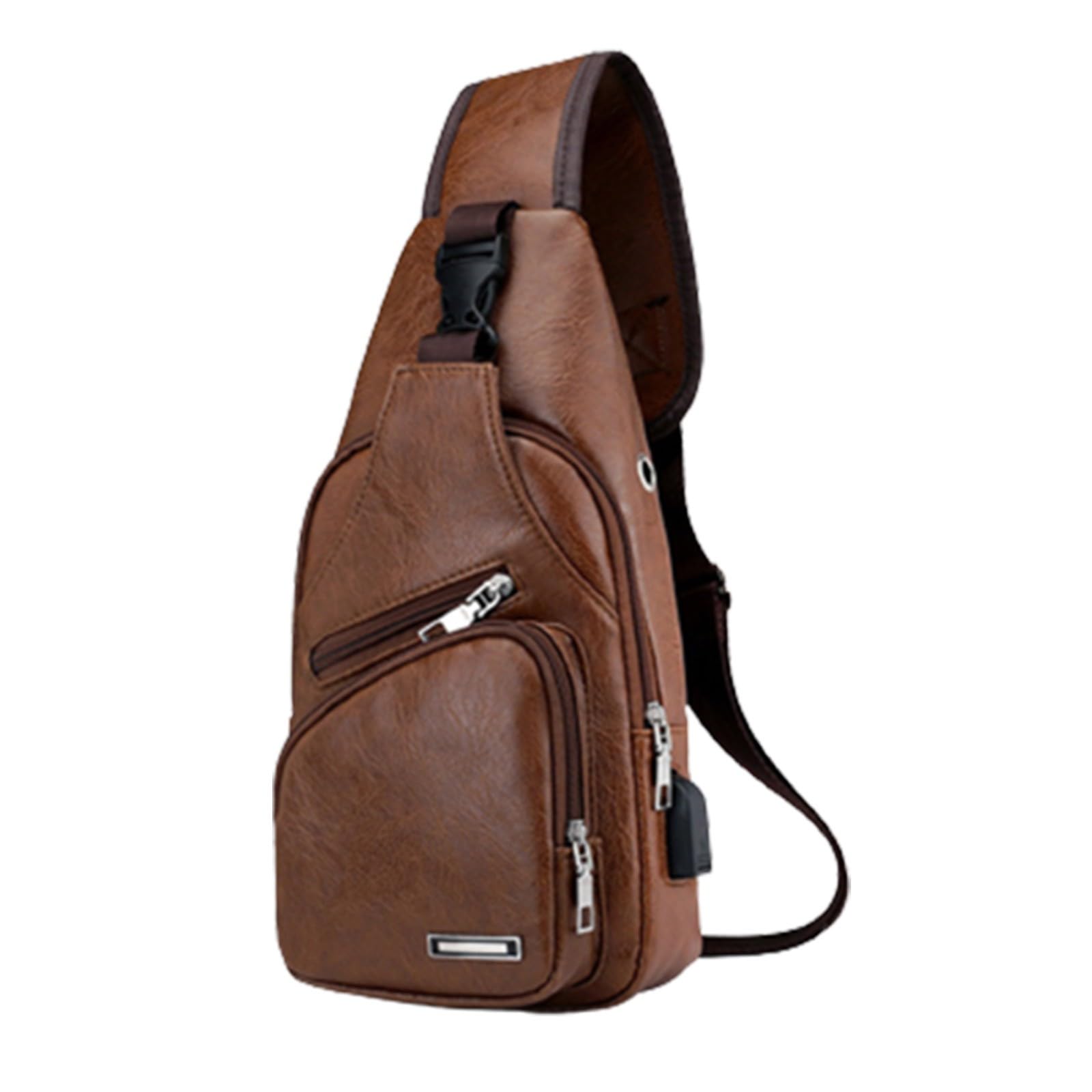 Crossbody Sling Bag compact compartment ideal for tablets.