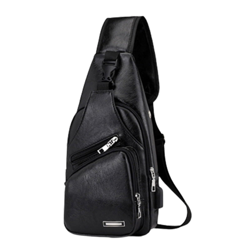 Crossbody Sling Bag front view showing compact size and main pocket.