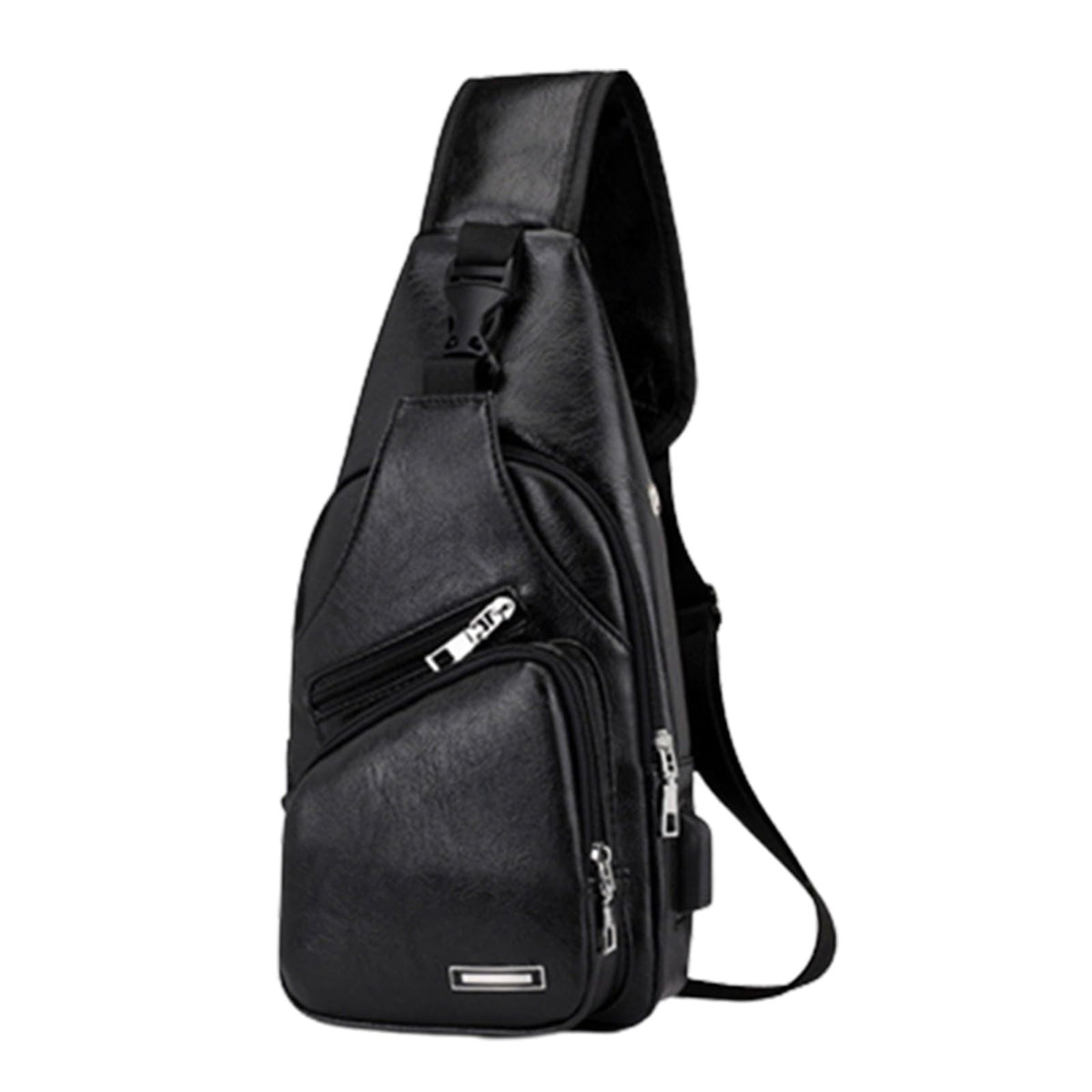 Crossbody Sling Bag front view showing compact size and main pocket.