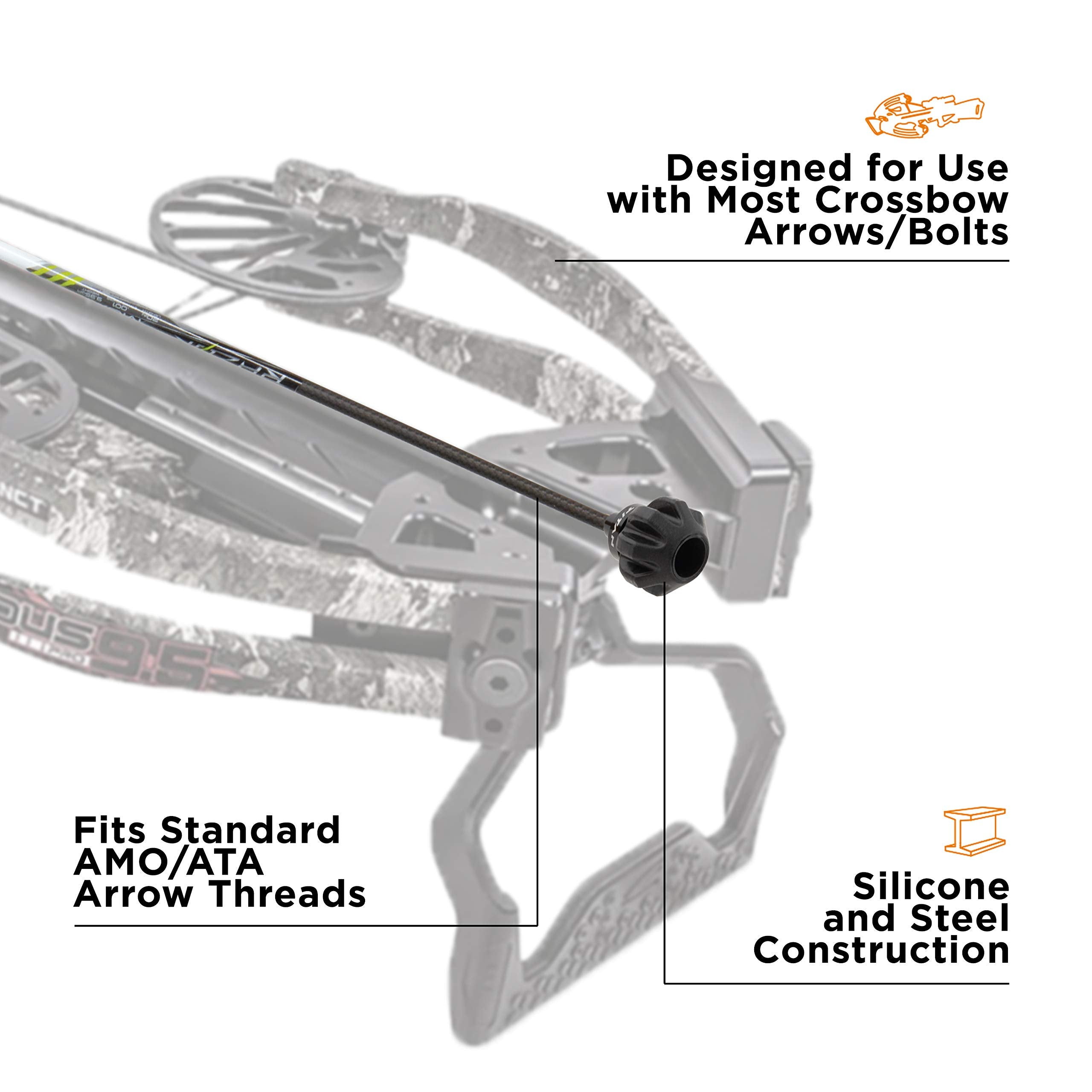 Crossbow bolts with standard AMO/ATA threads