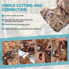 CROSSHIP camo netting party decor desert theme for authentic ambiance.
