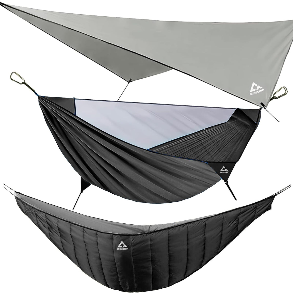CROSSHIP camping hammock with mosquito net offers bug-free lounging outdoors