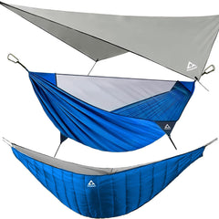 CROSSHIP camping hammock with mosquito net provides bug-free comfort on the trail