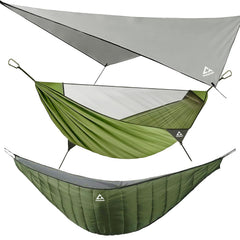 CROSSHIP camping hammock with mosquito net keeps insects away for peaceful nights outdoors
