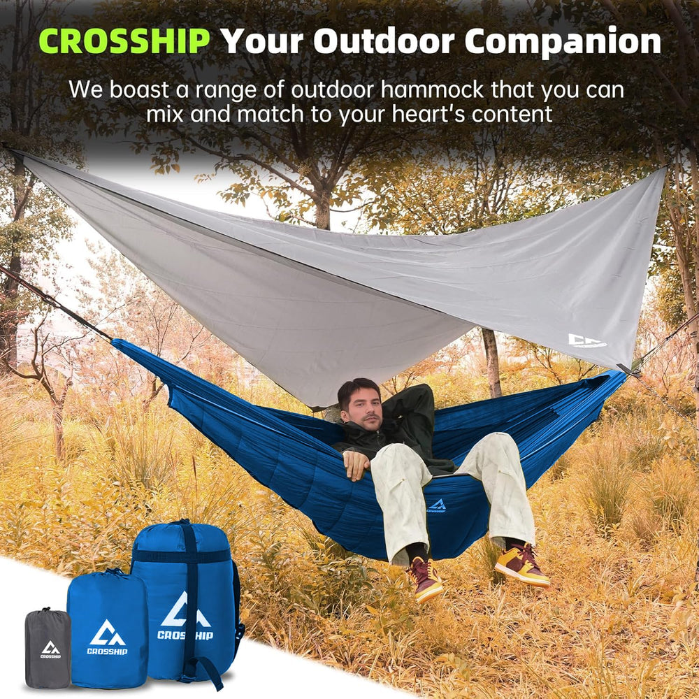 CROSSHIP hammock by the beach delivering shade and comfort
