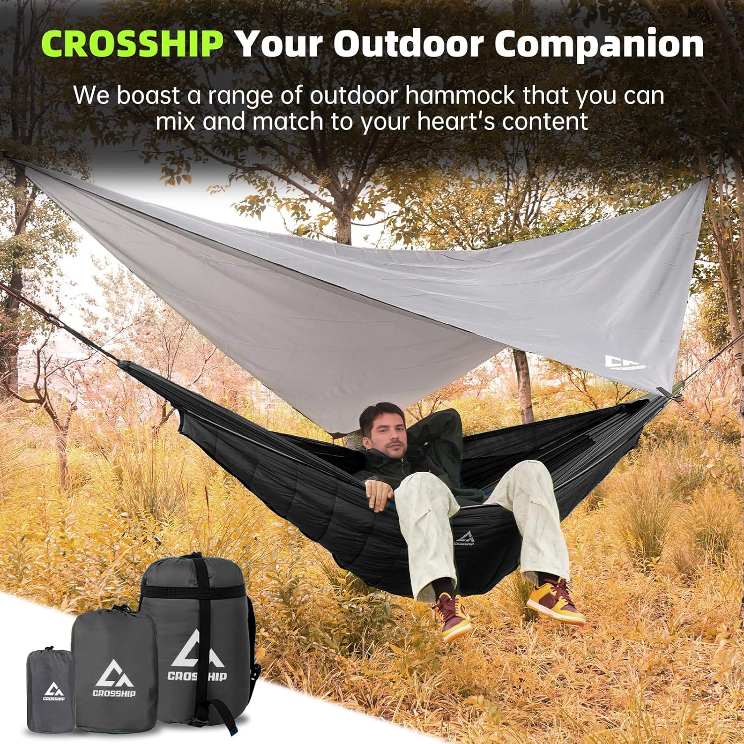 CROSSHIP compact carry bag simplifies packing and transport for travel