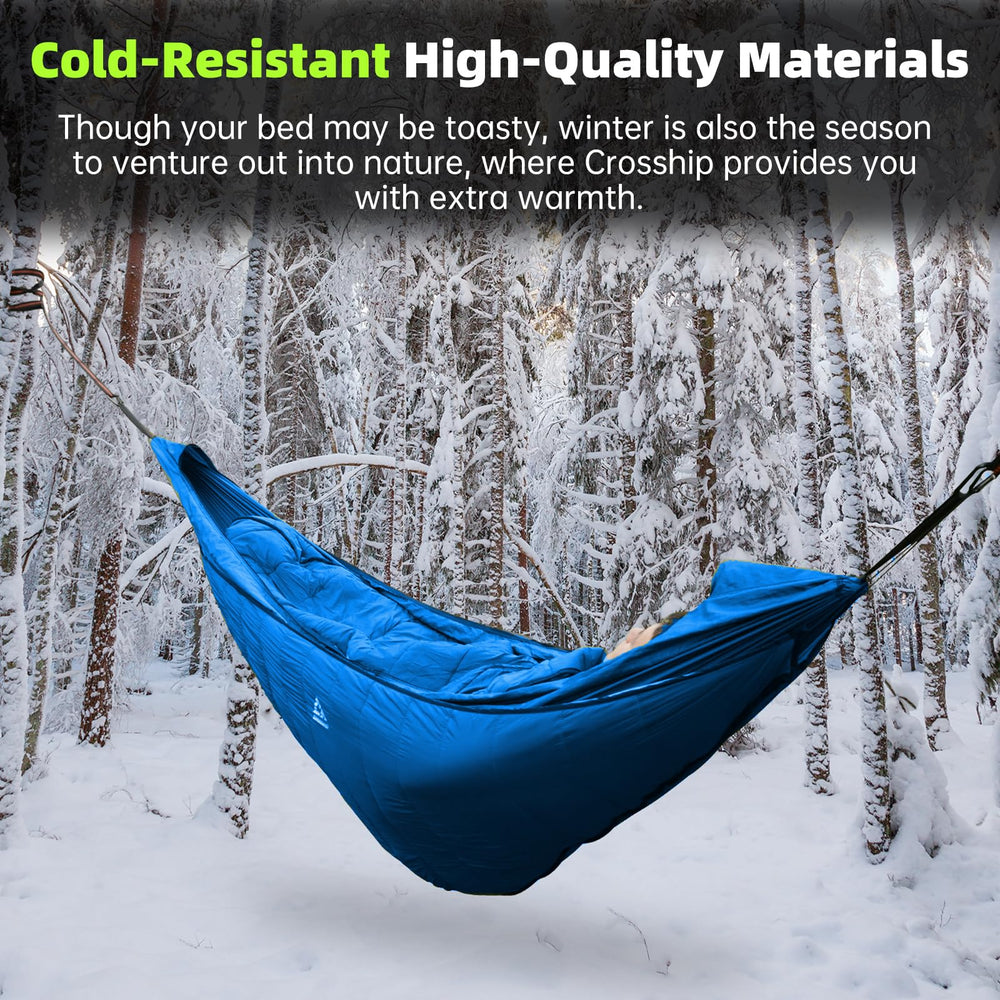 CROSSHIP underquilt 95x55 size covers most hammocks for comfort