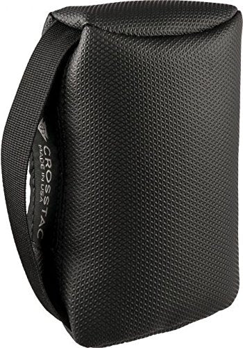 Crosstac Rear Squeeze Bag Prefilled black close-up of Grippe exterior for durability and grip