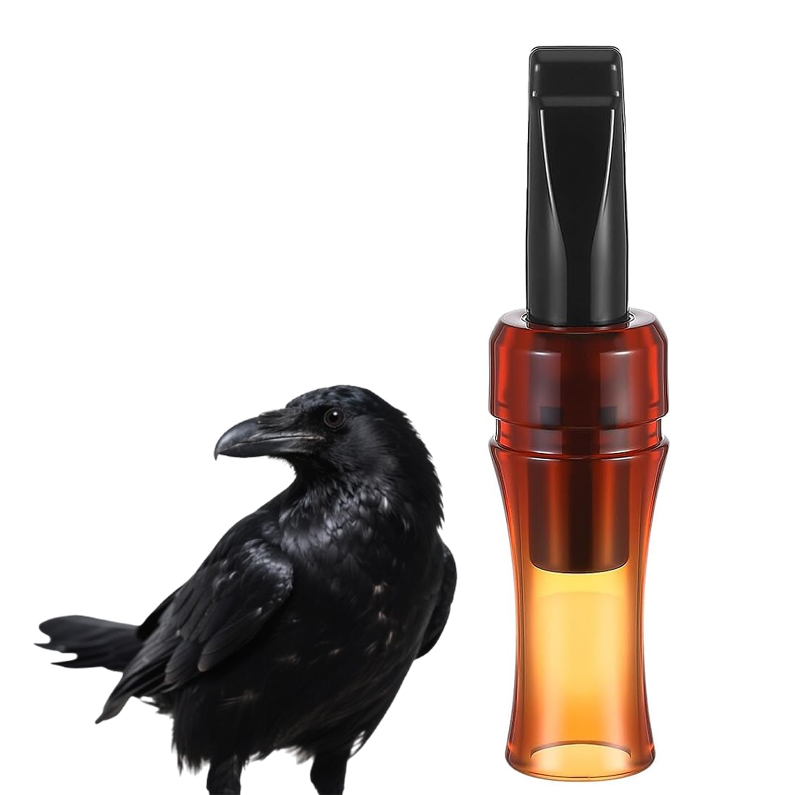 Crow Caller in hand demonstrates a compact crow-caller for field use