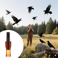 Crow Whistle outdoor-hunting-scene shows practical crow calls in nature