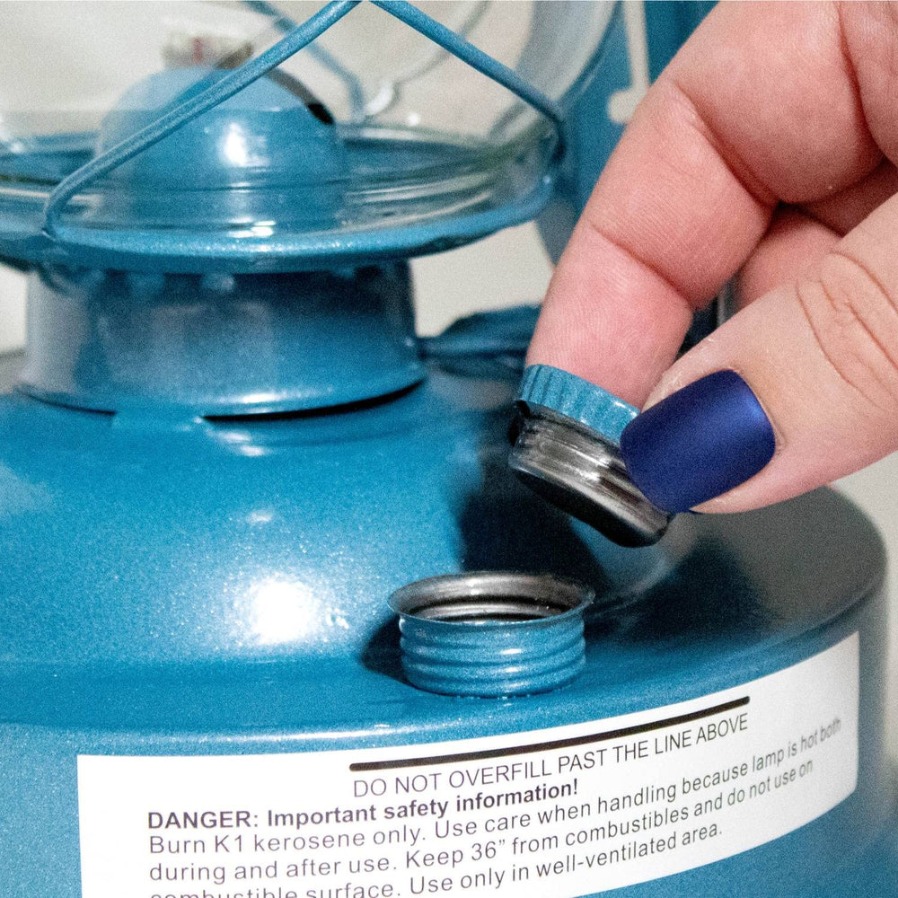 Weather resistant blue powder coated finish for indoor and outdoor use