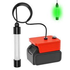 Crtbelfy underwater fishing light 1300 lumens IP68 green beam