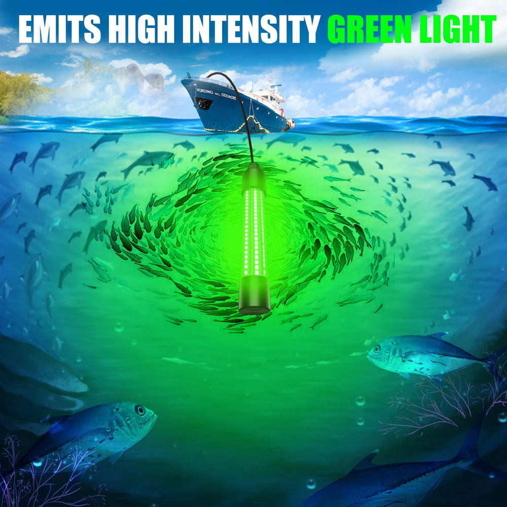Crtbelfy LED fish light compatible with Milwaukee 18V battery (battery not included)