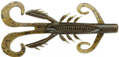 Crush Hedge Hog 4-inch lure in City Green Pumpkin, flutter tail action for tight cover.