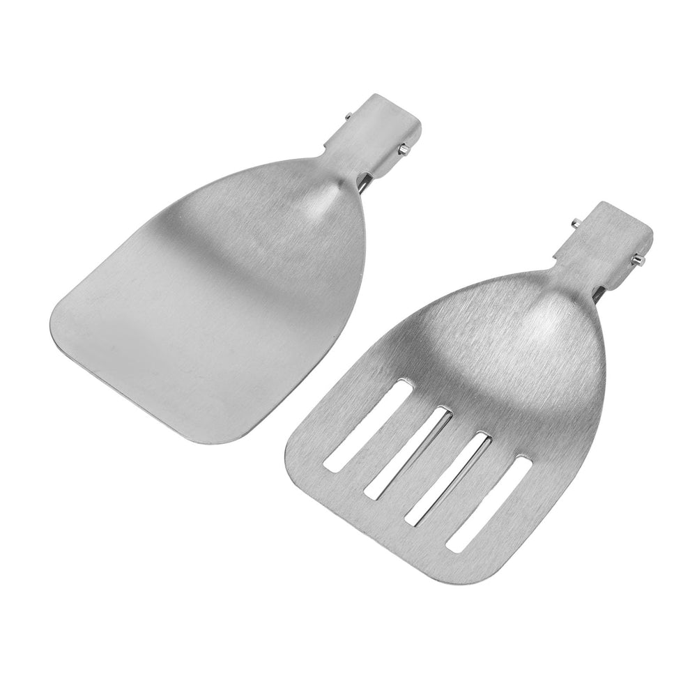 Cryfokt folding-handle spatula with secure lock for easy packing.