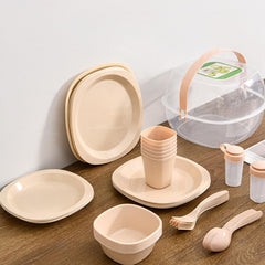 Cryfokt large-capacity dining kit accommodates multiple diners during picnics and trips.