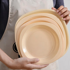 Cryfokt unbreakable plastic dinnerware for dependable outdoor dining in any terrain.