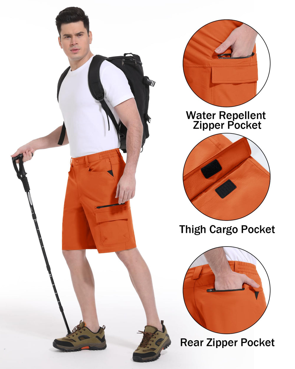 CRYSULLY packable design demonstrating travel-friendly shorts