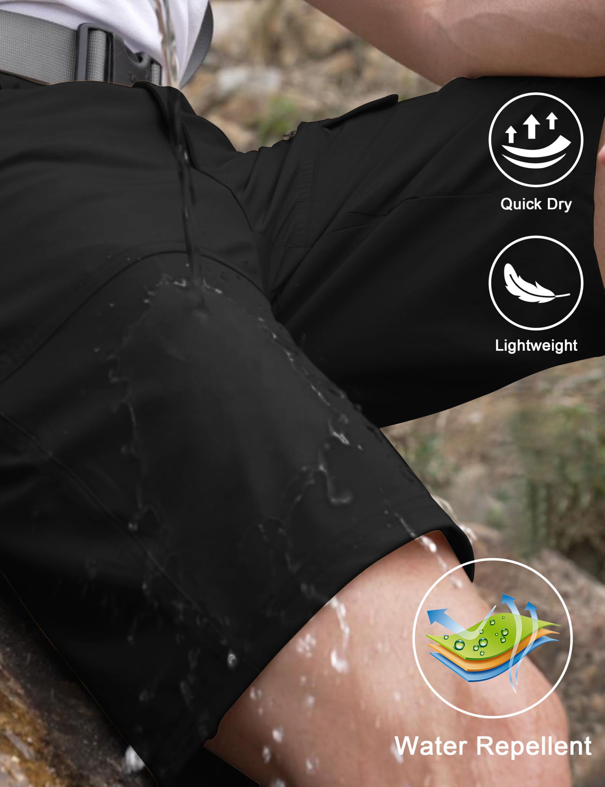 CRYSULLY men's shorts travel-ready versatility for trips and adventures