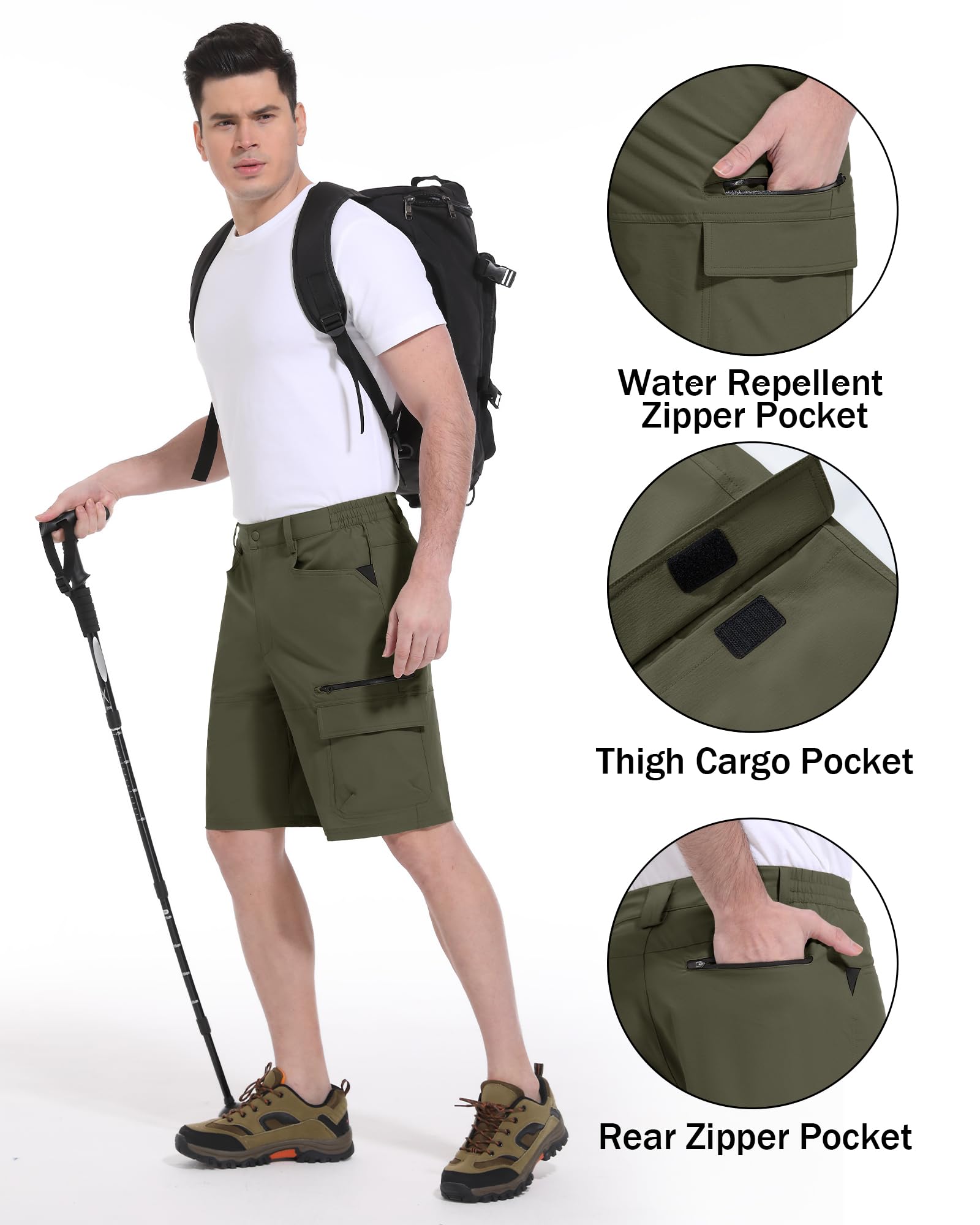 CRYSULLY cargo pocket layout emphasizes organization and accessibility