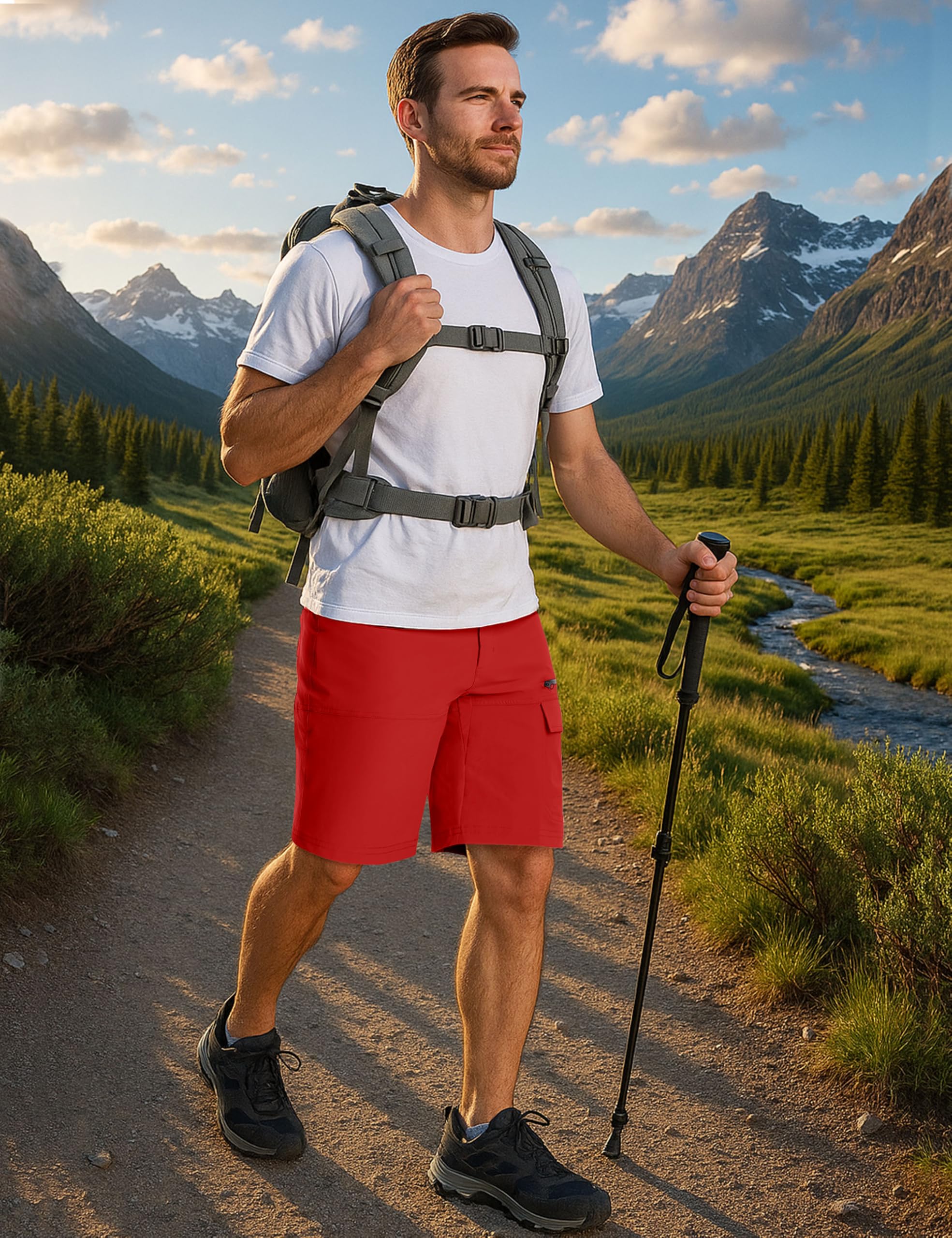 CRYSULLY multi-pocket cargo front and back for secure essentials.