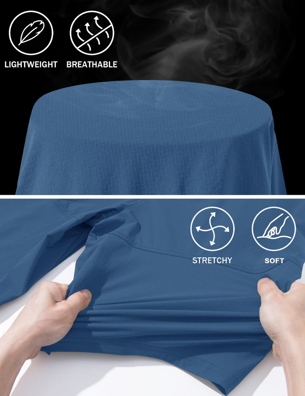 CRYSULLY shorts suited for hiking, golf, camping and casual wear.