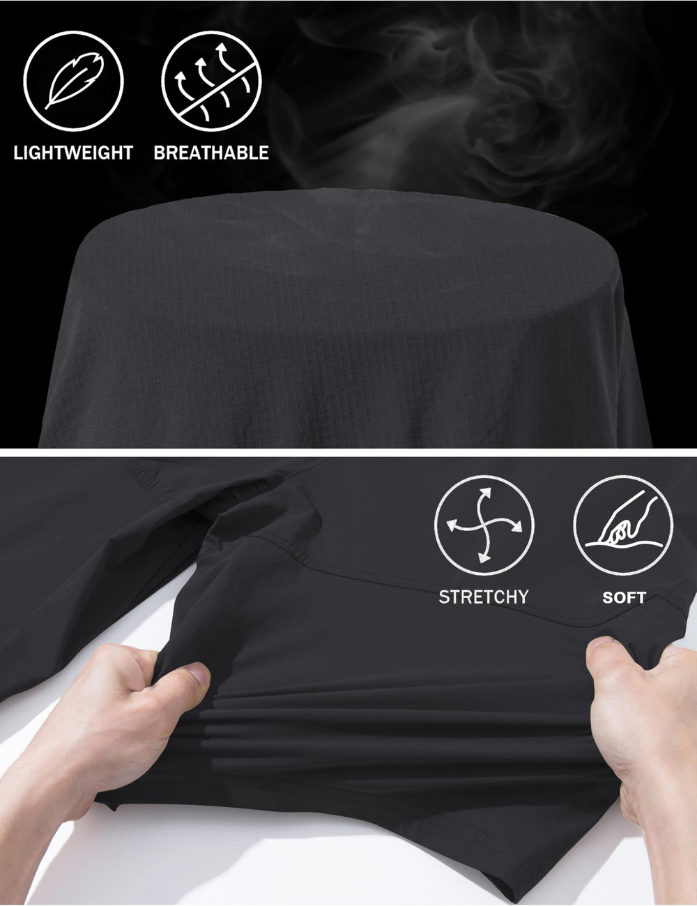 CRYSULLY shorts outdoor-activities-wear suitable for hiking, golf, and more.