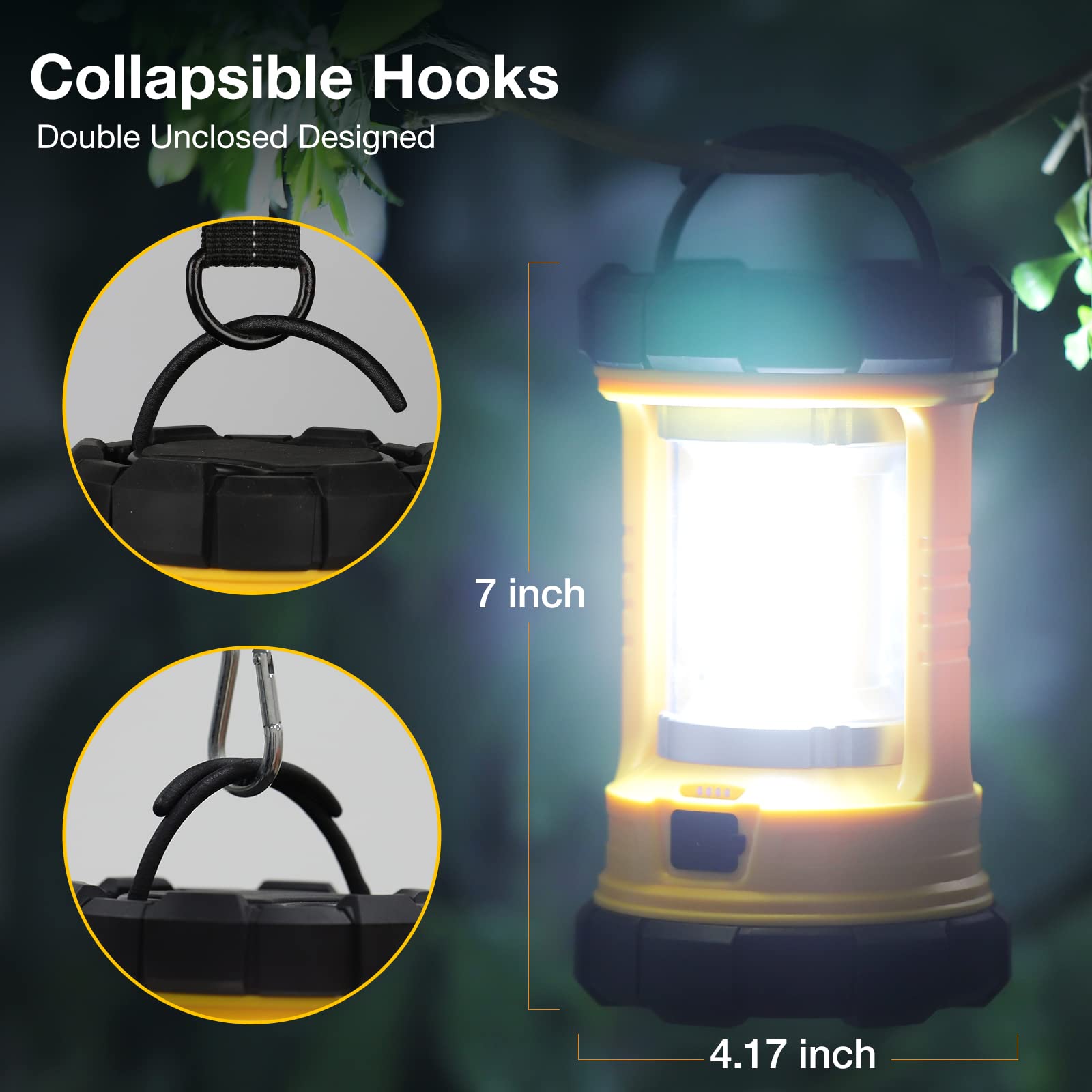 CT CAPETRONIX IPX4-rated lantern resists rain and splashes during outdoor use.