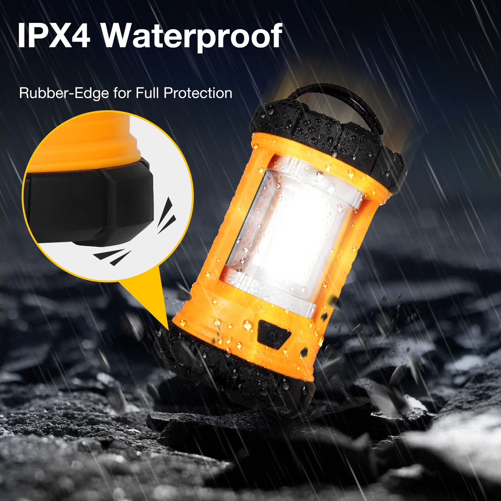 CT CAPETRONIX rugged ABS lantern with anti-slip design for stability.