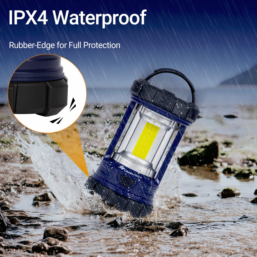 CT CAPETRONIX lantern built with military-grade ABS stands up to drops and rough handling.