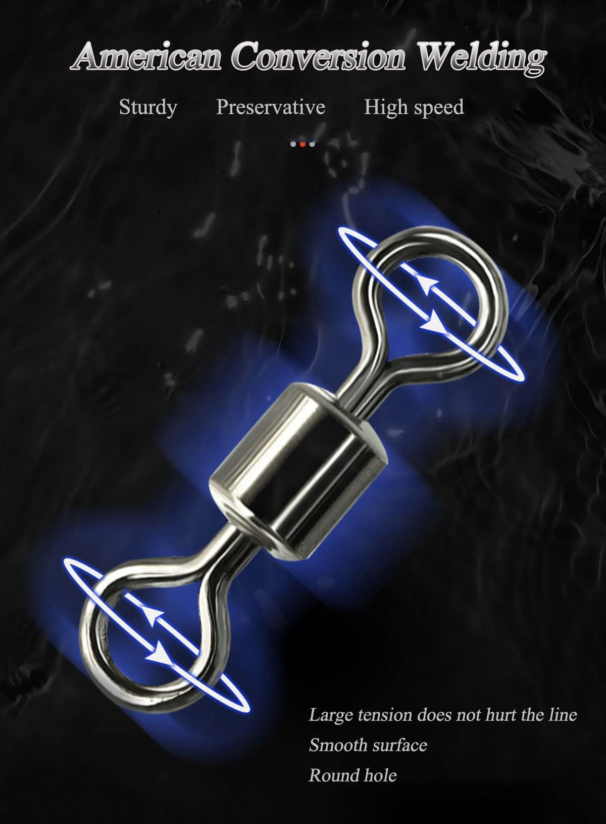 Auto on when submerged red LED lure light