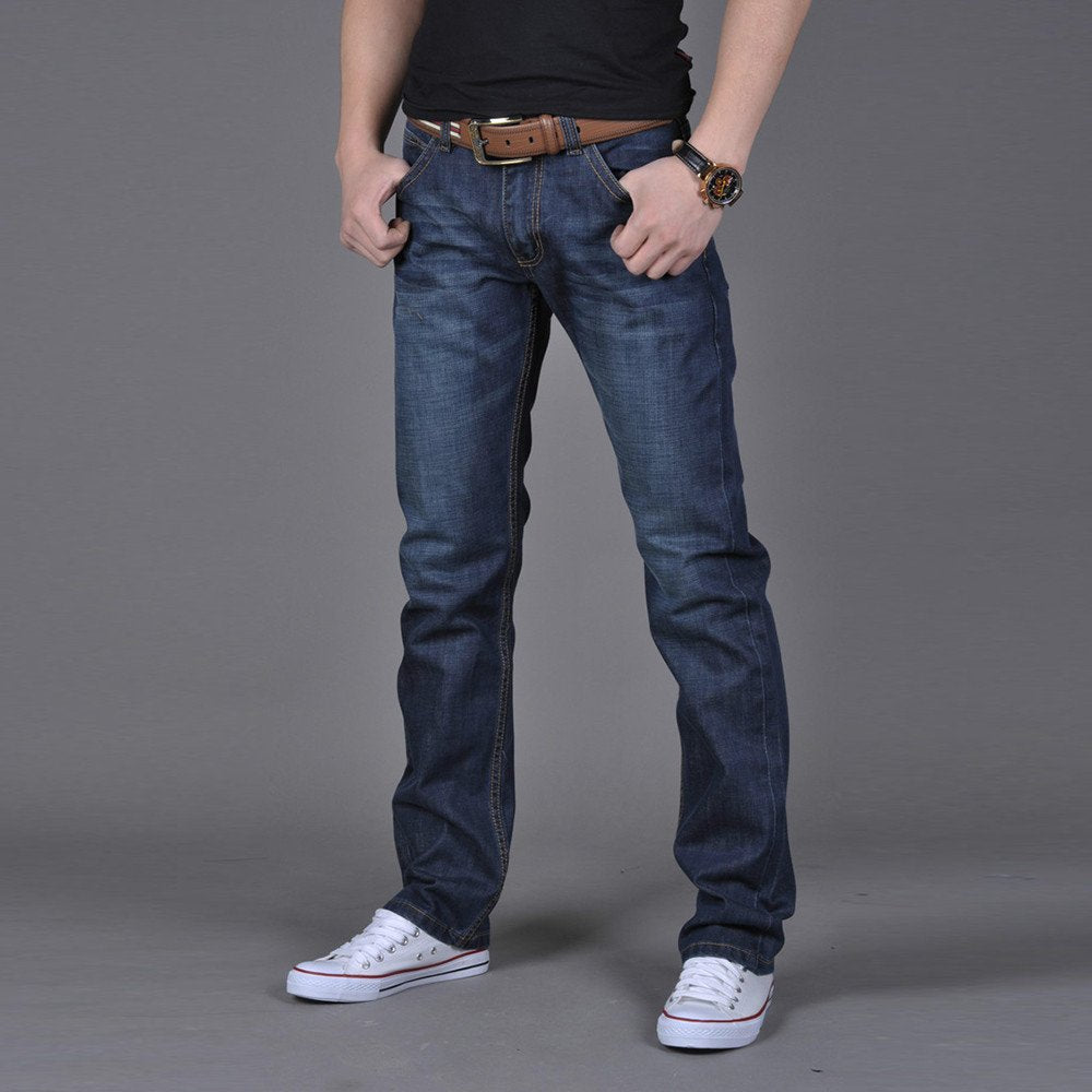 Ctreela classic-fit jeans in motion demonstrates comfortable all-day wear