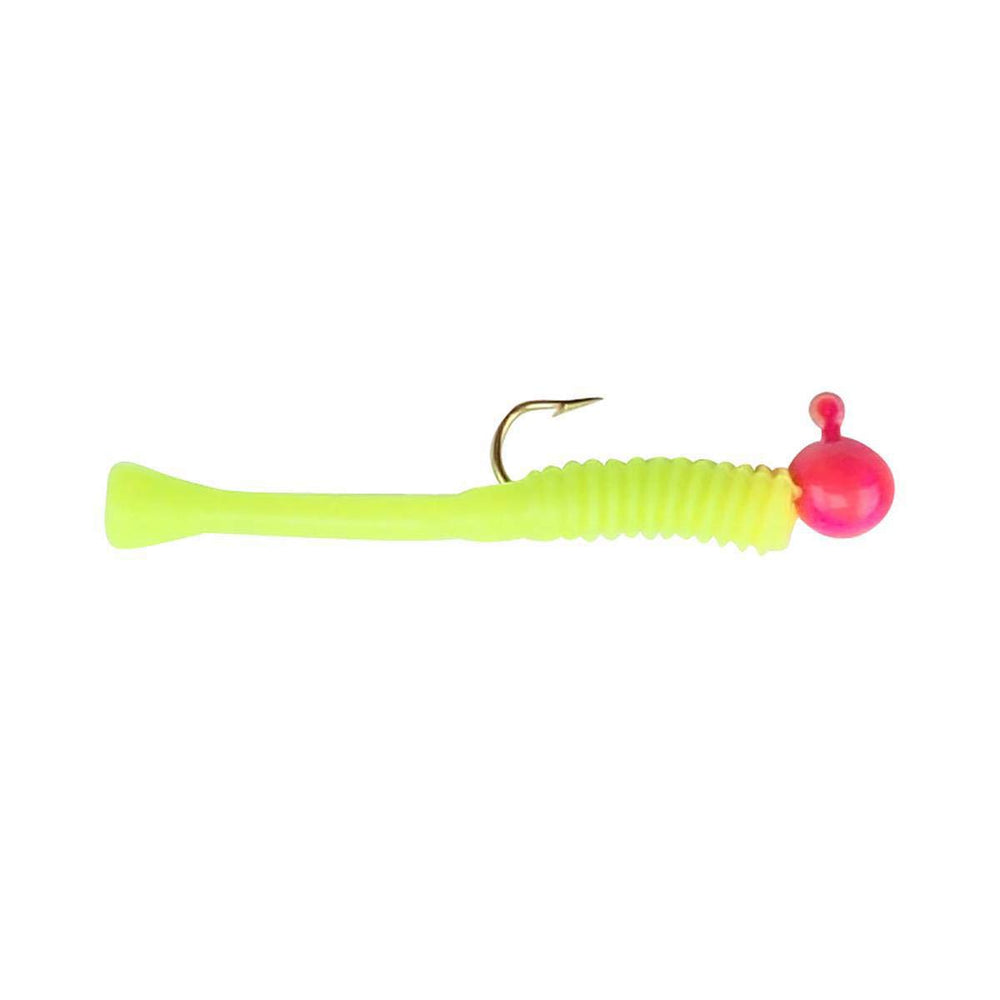 Cubby Mini Mite pink silk chart fishing hook for small lures and easy setup