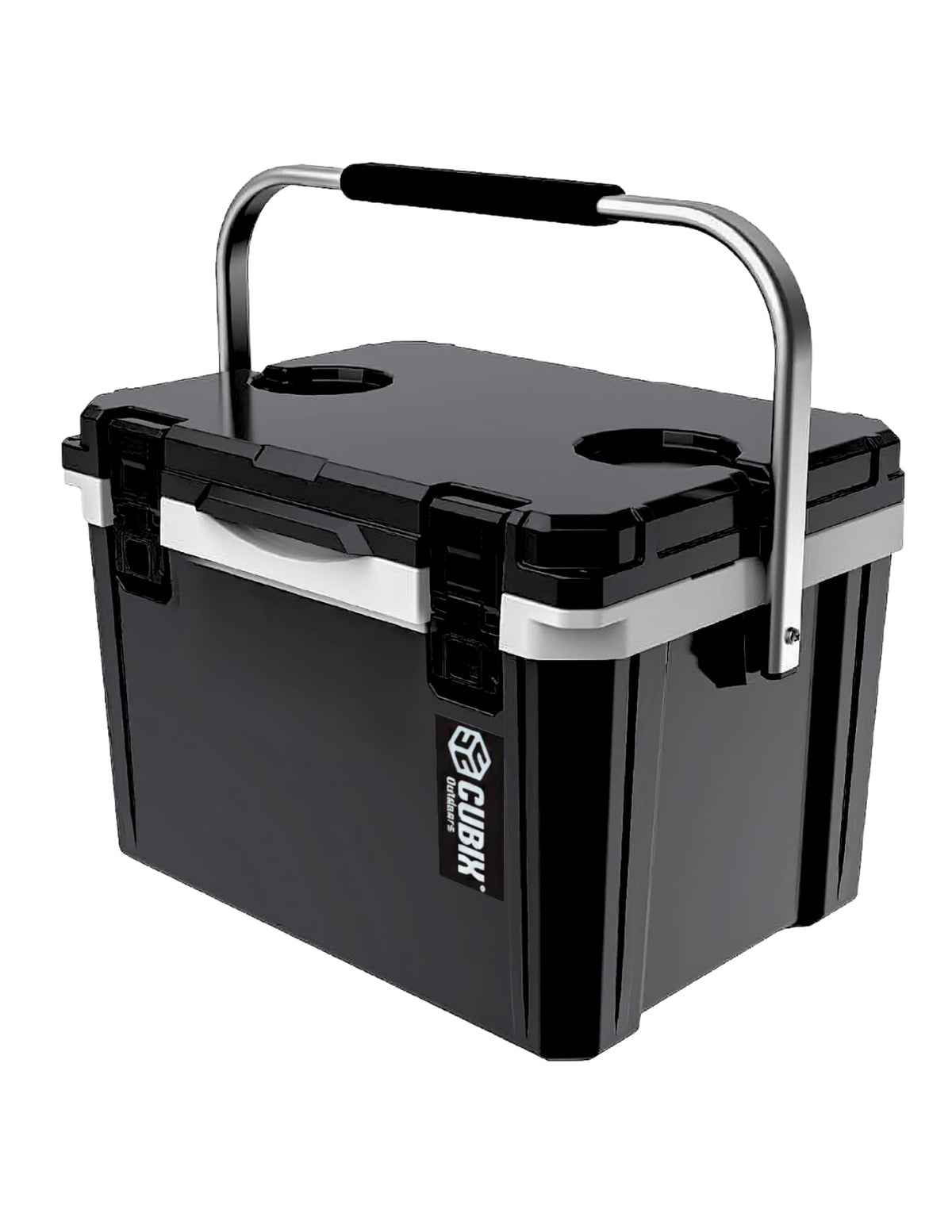 Cubix Outdoors QuadraL 20Q cooler with corner reinforcement for rugged outdoor durability.