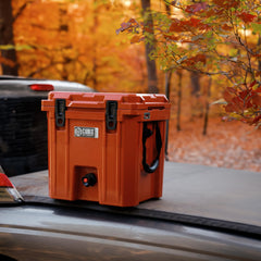 Cubix Outdoors QuadraX 20QT beverage-dispensing-side offers quick access at gatherings.