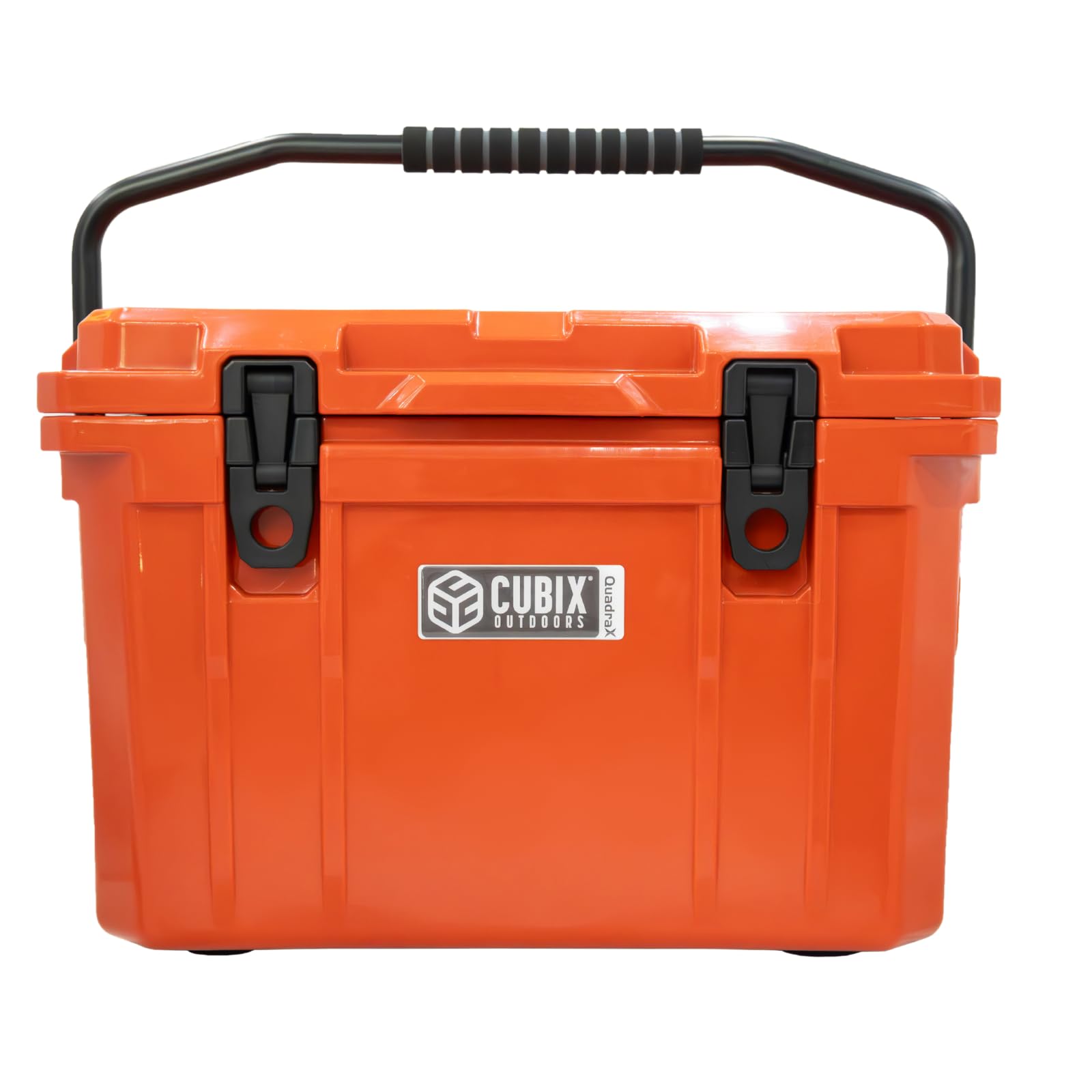Cubix Outdoors QuadraX 20QT cooler side view shows rugged rotomolded durability.