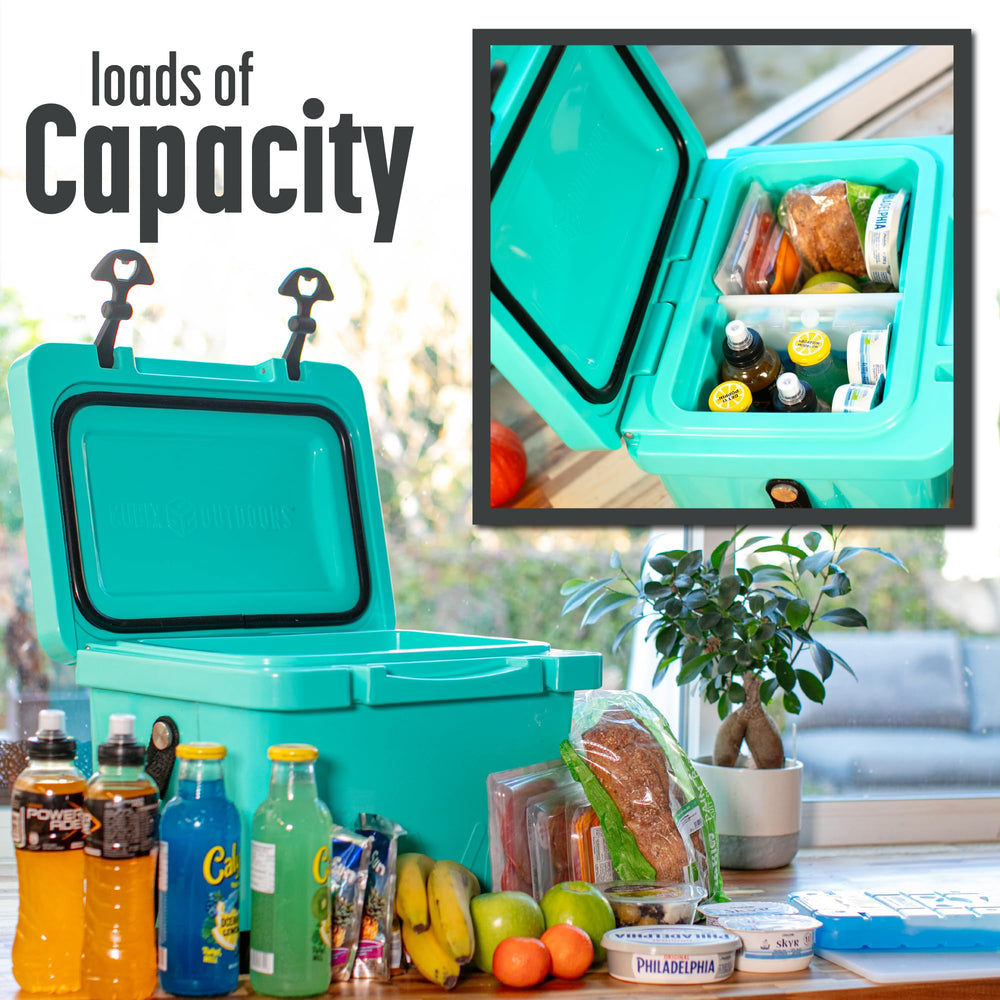 Cubix Outdoors Viva 14QT packed with cans for grocery transport.