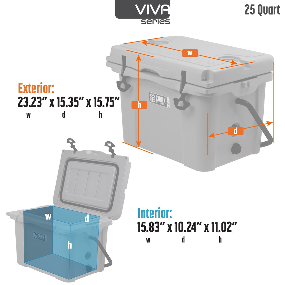 Cubix Outdoors Viva built-in cup holders and bottle opener image for convenience