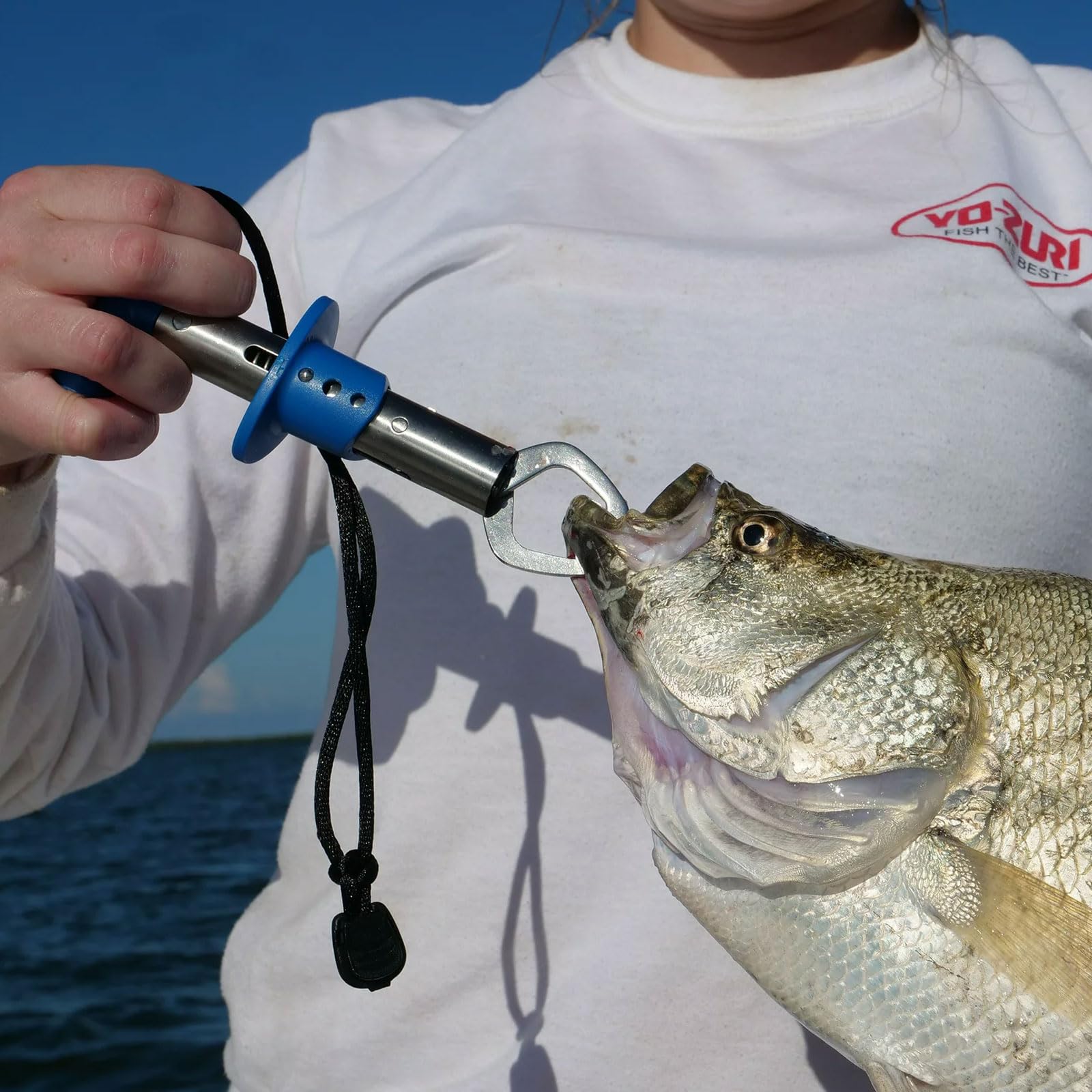 Stainless steel construction detail of CUDA Fish Lip Gripper