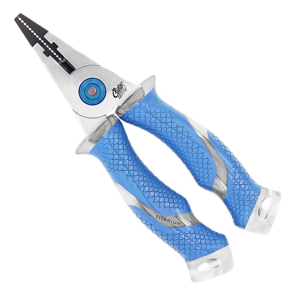 CUDA 7.5 inch titanium bonded pliers front view