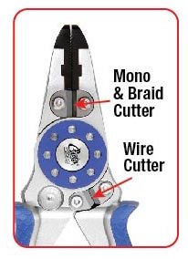 Cuda 7.5-inch pliers with dual cutting technology for versatile cuts.