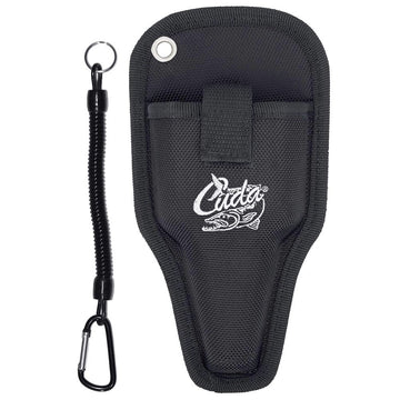 Cuda 7.5-inch pliers with mono, braid, fluorocarbon cutters for versatile lines.