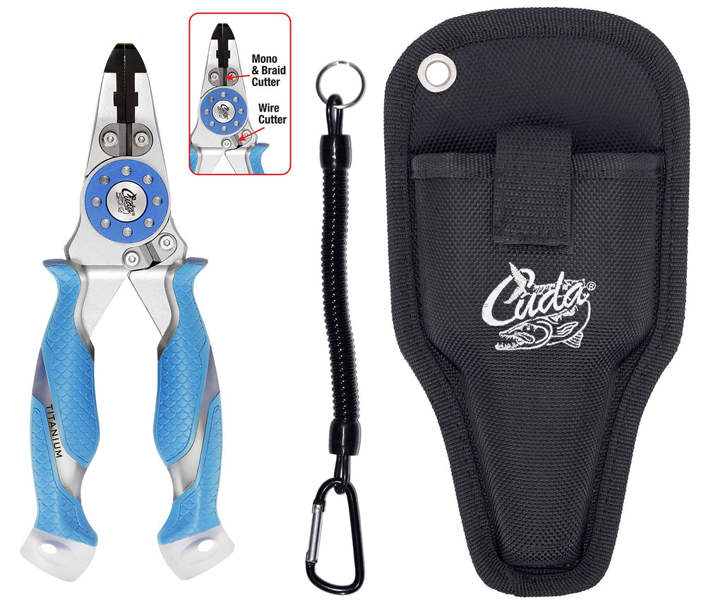 Cuda 7.5-inch pliers showing visible aluminum alloy construction.